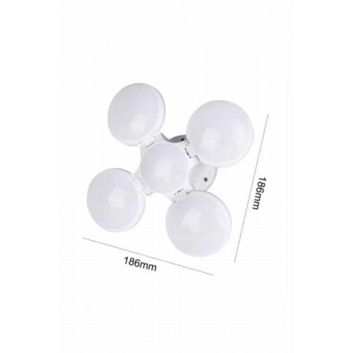 Kamp Lambası Güneş Enerjili Solar 5 Kanatlı Katlanır Lamba Karavan