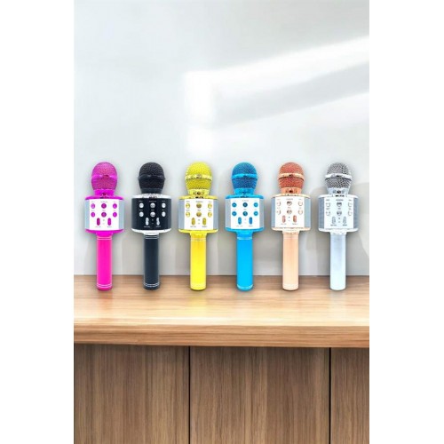 Taşınabilir Bluetooth Karaoke Mikrofon: Hafıza Kart Girişli Etkileyici Performans