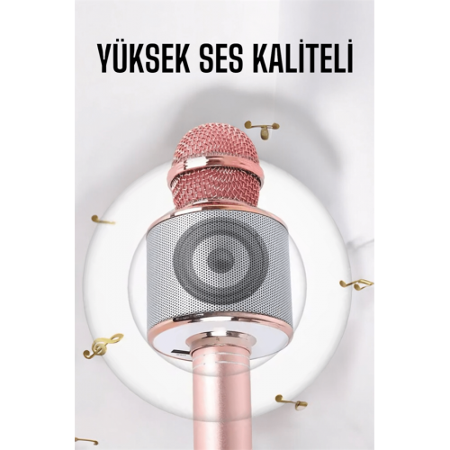Taşınabilir Bluetooth Karaoke Mikrofon: Hafıza Kart Girişli Etkileyici Performans