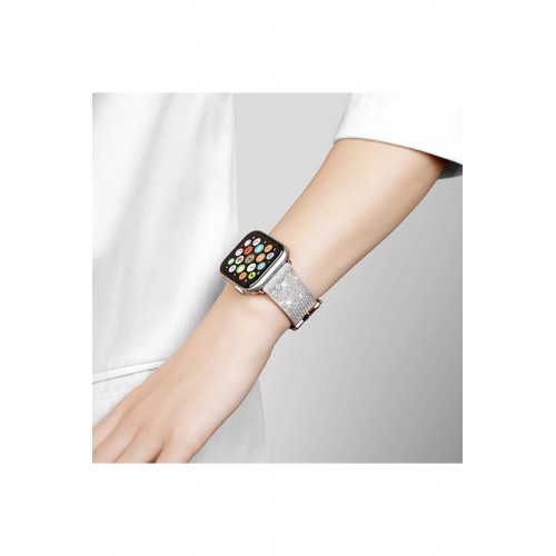 Watch 38mm Blink Kordon - Beyaz-(5796)