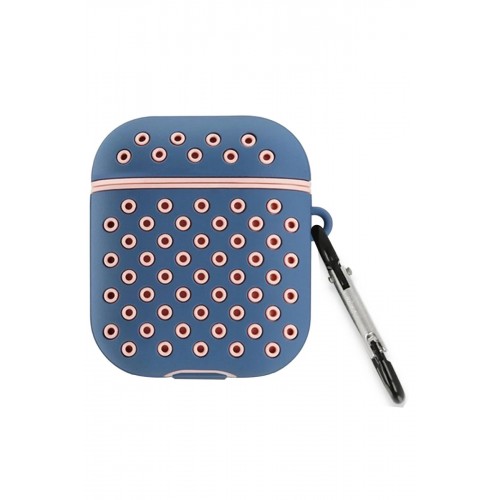 Airpods 3 (3.nesil) Spor Delikli Kılıf - Mavi-Pembe-(5796)