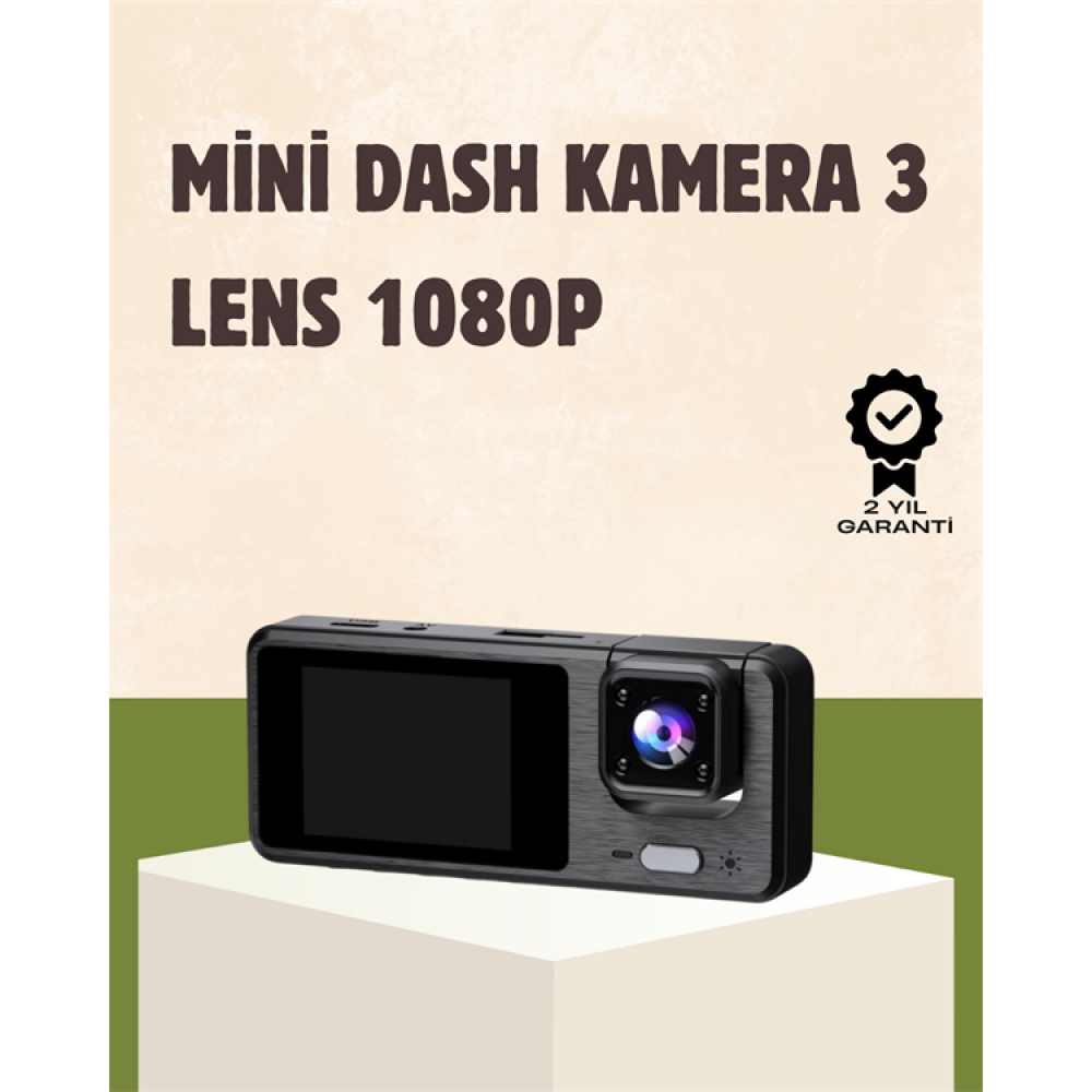 Full HD 3 Kanallı Araç Kamerası – Akıllı Çözümlerle Sürüş