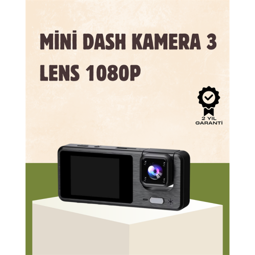 Full HD 3 Kanallı Araç Kamerası – Akıllı Çözümlerle Sürüş