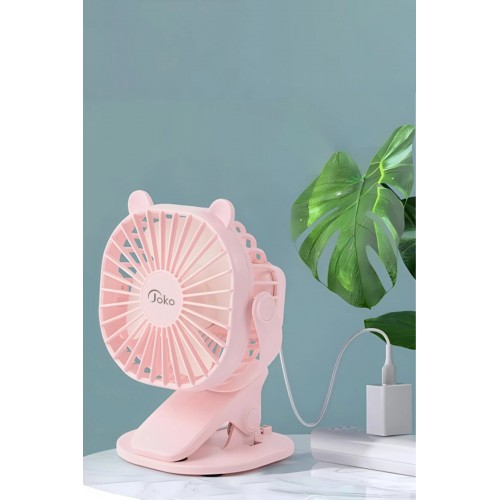 JS03 Masaüstü Soğutma Fanı - Beyaz-(5796)