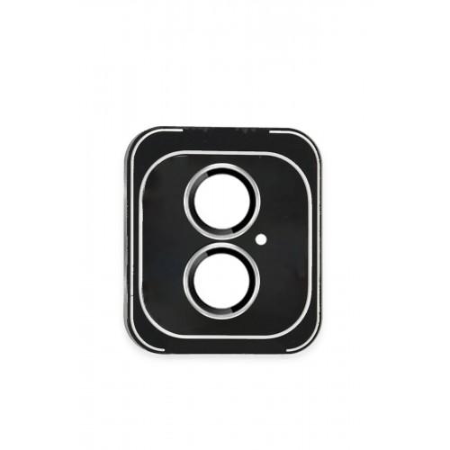iPhone 16 PVD Metal Kamera Lens - Gümüş-(5796)