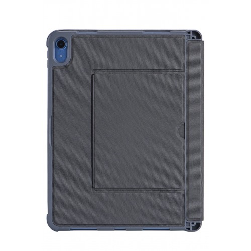 T5508D iPad 2022 10.9 (10.Nesil) Kılıf Palermo Ledli Klavyeli Standlı Tablet Kılıfı - Siyah-(5796)