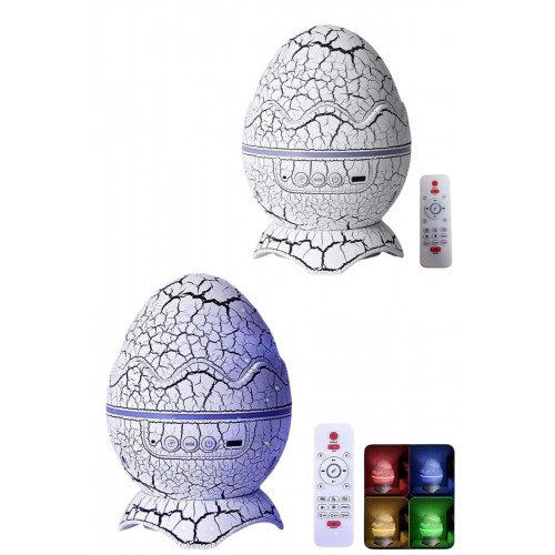 Bluetooth Hoparlör Dinozor Yumurtası Gece Masa Lambası Projektör Bluetooth Hoparlör Dinozor Yumurtası Gece Masa Lambası Projektör
