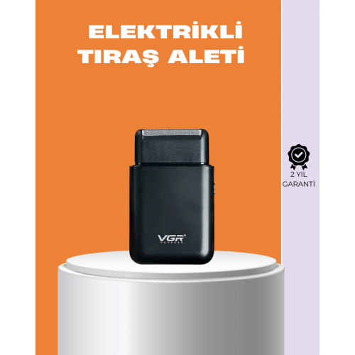 45 Dakika Çalışma Süreli Şarjlı Tıraş Makinesi | ABS Gövdeli