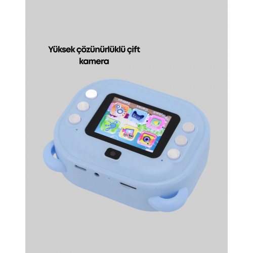 Çocuk Şipşak Kamera – 24MP HD Çift Lensli Termal Baskı Teknolojili