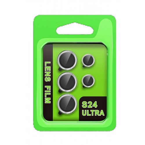 Samsung Galaxy S24 Ultra Raze Metal Kamera Lens - Gümüş-(5796)