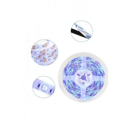 RGB Şerit Led 10 Metre Led Işık Kumanda ile Kontrol RGB