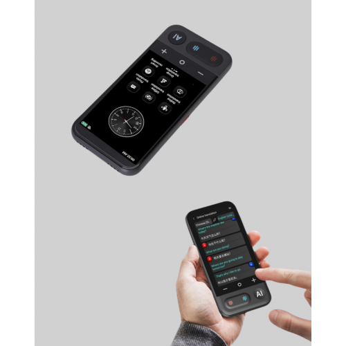 Taşınabilir Akıllı Sesli Çeviri Cihazı – 139 Dil Desteği Dokunmatik Ekran