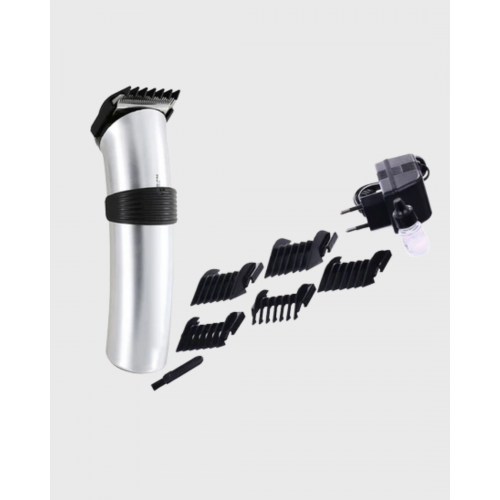 Şarjlı Saç ve Sakal Kesme Makinesi – Paslanmaz Çelik Bıçak Ayarlanabilir Başlık