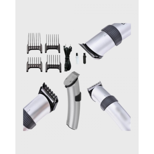 Şarjlı Saç ve Sakal Kesme Makinesi – Paslanmaz Çelik Bıçak Ayarlanabilir Başlık