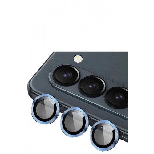 Samsung Galaxy Z Fold 5 Valdez Metal Kamera Lens - Mavi-(5796)