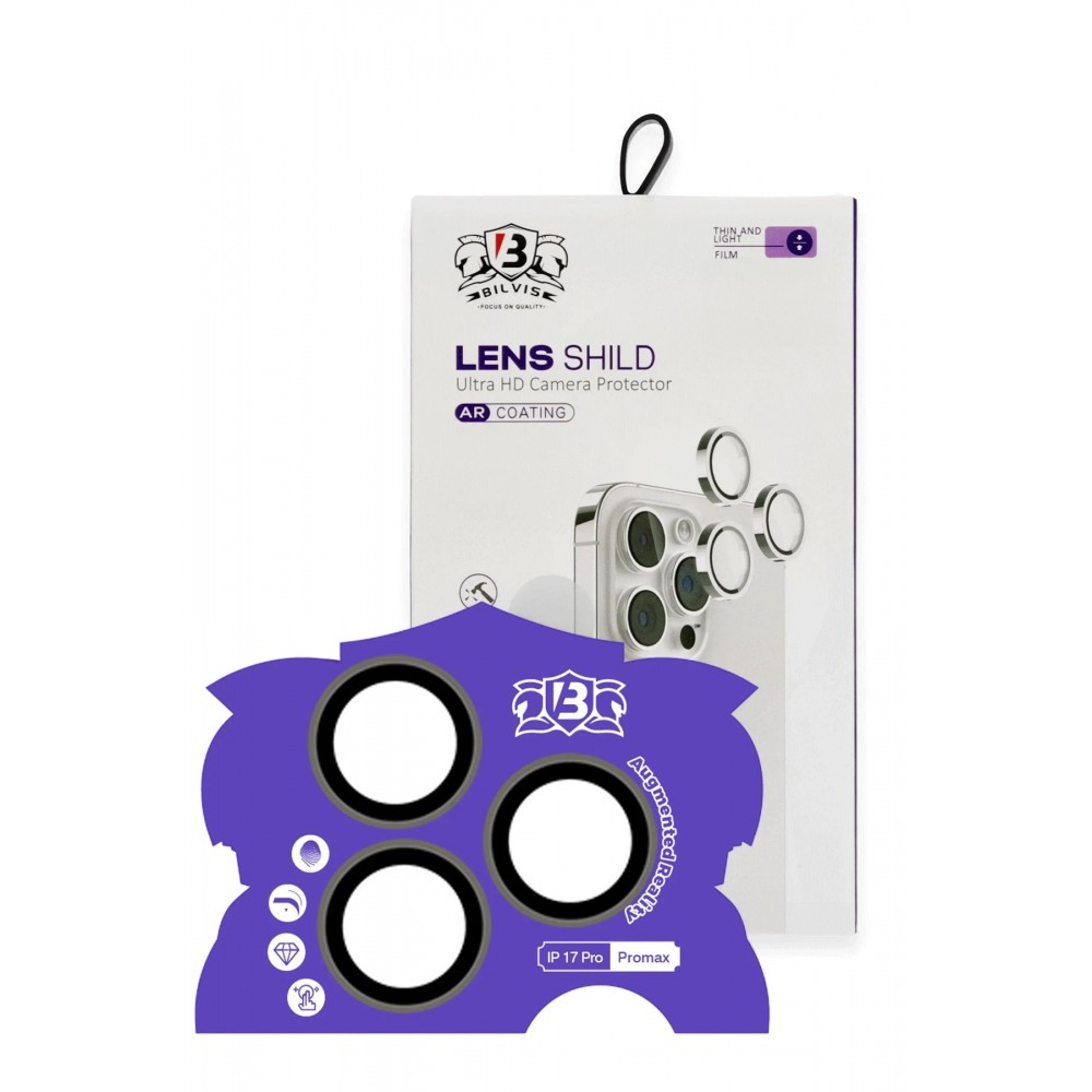 Apple iPhone 17 Pro Max Bilvis Titan Kamera Lens - Natural Grey-(5796)