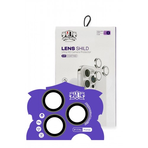 Apple iPhone 17 Pro Max Bilvis Titan Kamera Lens - Natural Grey-(5796)