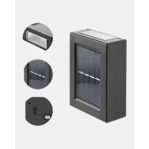 Solar Dış Mekan Aplik Su Geçirmez Dayanıklı LED Aydınlatmalı