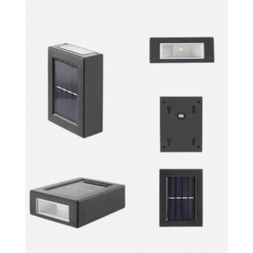 Solar Dış Mekan Aplik Su Geçirmez Dayanıklı LED Aydınlatmalı