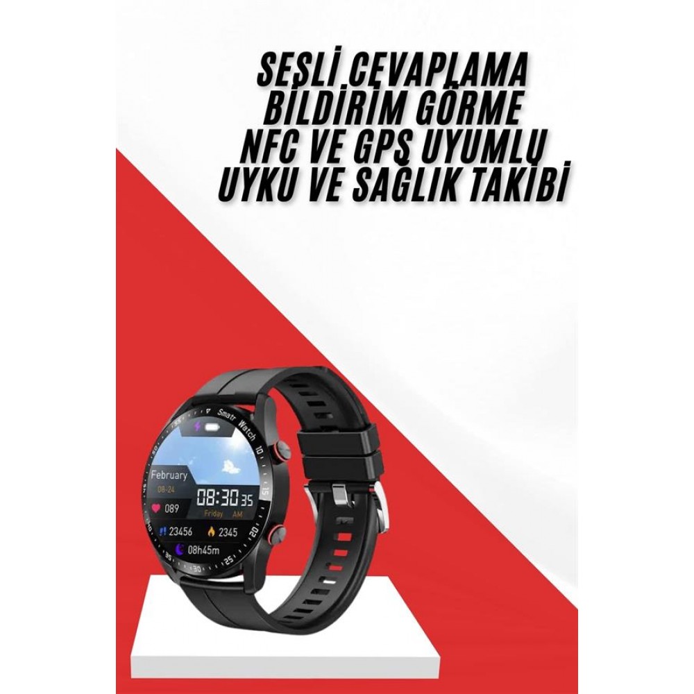 Yeni Nesil Akıllı Saat Arama Cevaplayan Uzun Pil Ömrü Müzik Dinleme