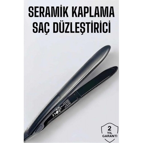 Saç Düzleştirici Led Ekranlı Isı Ayarlı Seramik Kaplama Profesyonel
