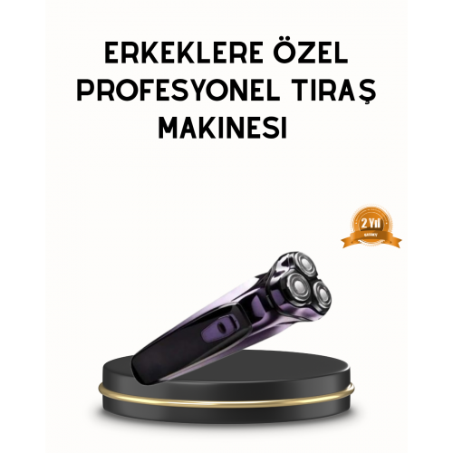 Kompakt Şarjlı Saç Sakal Tıraş Makinesi Kuru Kullanım Özellikli