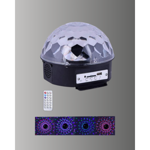 Taşınabilir RGB Disko Topu Bluetooth ve Uzaktan Kumanda Özellikli Taşınabilir RGB Disko Topu Bluetooth ve Uzaktan Kumanda Özellikli