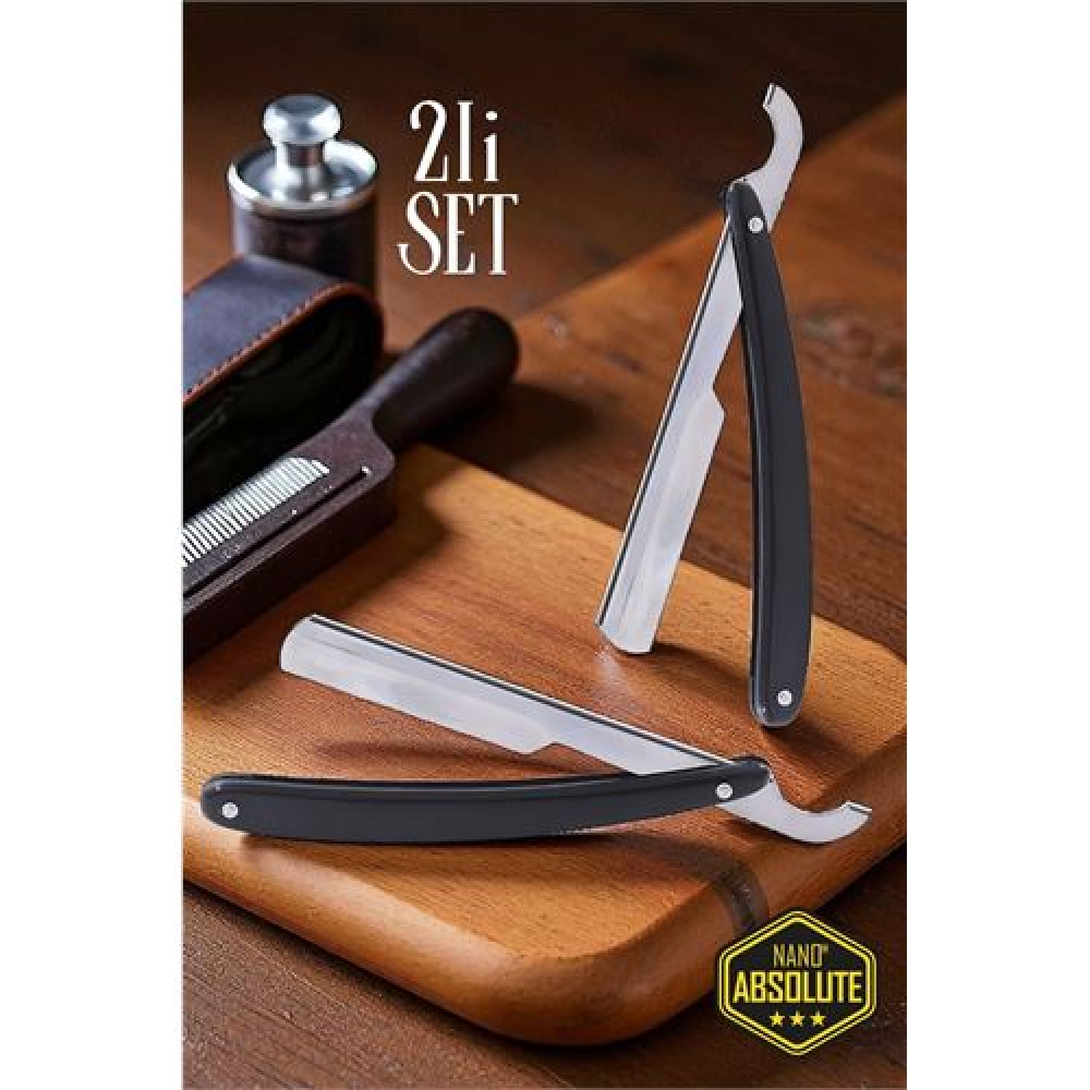 HSNET Berber Usturası - 2 adet Türk Tipi Berber Tıraş Usturası