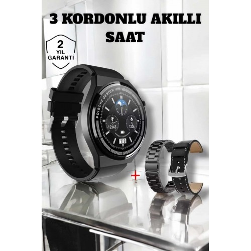 Akıllı Saat Uyku Ve Sağlık Takibi Bildirim Görme Arama Cevaplama