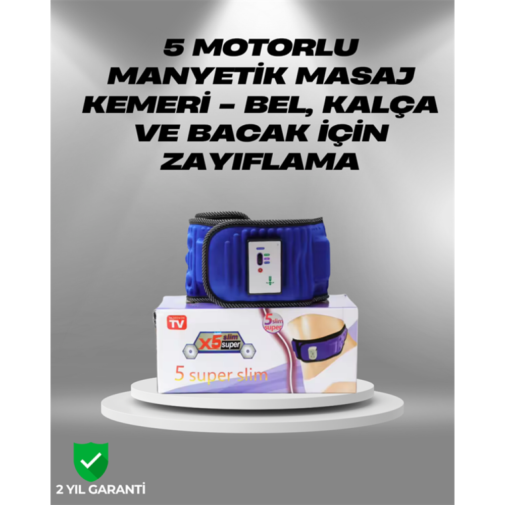 20 Mıknatıslı Gelişmiş Zayıflama Kemeri – Kas Gevşetici ve Selülit Azaltıcı Etki