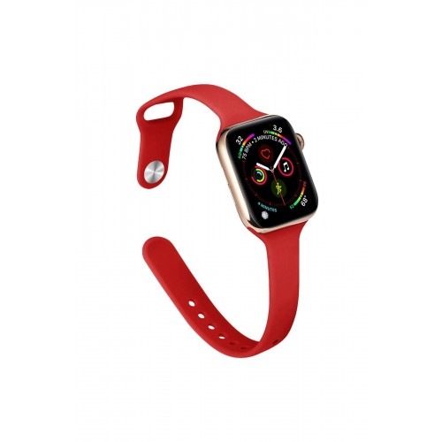 Apple Watch 42mm Klasik Kordon - Kırmızı-(5796)