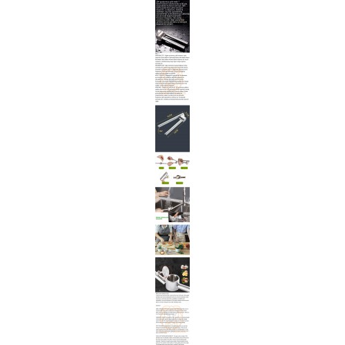 Turk Sarımsak Ezici 304 Paslanmaz Çelik