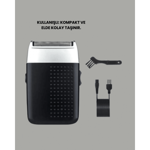 Evde Kuaför Konforu: USB Şarjlı Saç ve Sakal Kesme Makinesi