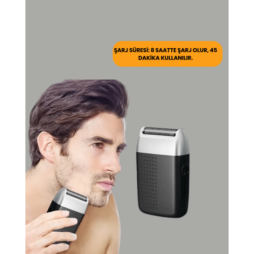 Evde Kuaför Konforu: USB Şarjlı Saç ve Sakal Kesme Makinesi
