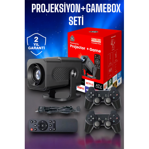 Bluetooth ve Yüksek Çözünürlükle Donatılmış Kompakt Projeksiyon Cihazı Bluetooth ve Yüksek Çözünürlükle Donatılmış Kompakt Projeksiyon Cihazı