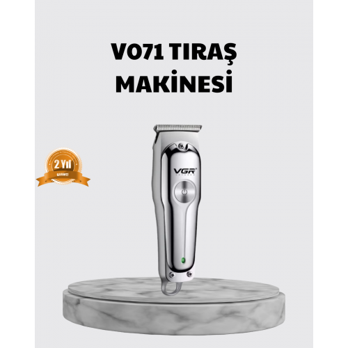 Gümüş Desenli Şarjlı Tıraş Makinesi – 120 Dakika Çalışma Süresi 3 Başlıklı