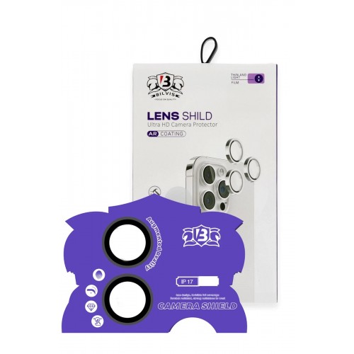 Apple iPhone 17 Bilvis Titan Kamera Lens - Siyah-(5796)