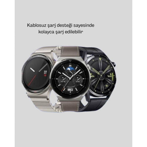 Akıllı Saat NFC – Bluetooth Arama ve Kablosuz Şarj Özellikli Akıllı Saat NFC – Bluetooth Arama ve Kablosuz Şarj Özellikli