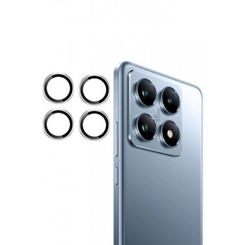 Xiaomi Mi 14T Pro PVD Metal Kamera Lens - Gümüş-(5796)