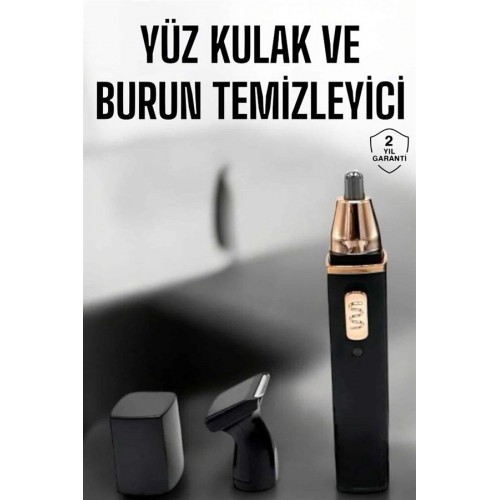 Seyahat Tipi Mini Taşınabilir Siyah Burun Kulak Yanak Kıl ve Tüy Temizleme Makinesi