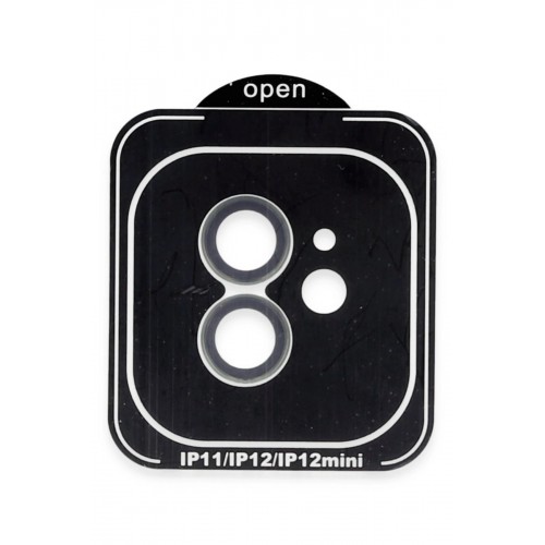 iPhone 11 PVD Metal Kamera Lens - Yeşil-(5796)