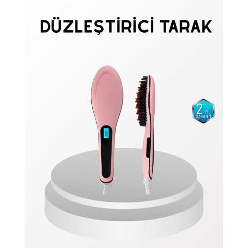 Profesyonel Saç Düzleştirici Tarak – 230°C Maksimum Isı Hızlı Isınma ve Seramik Plaka