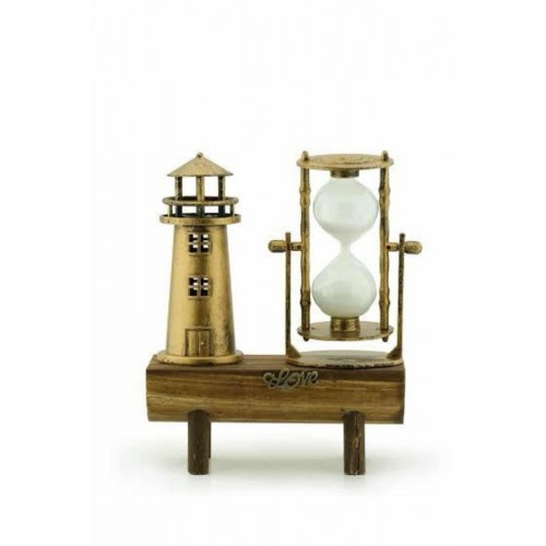 Eyfel Kulesi ve Deniz Feneri Dekoratif Masa Biblosu Hediyelik