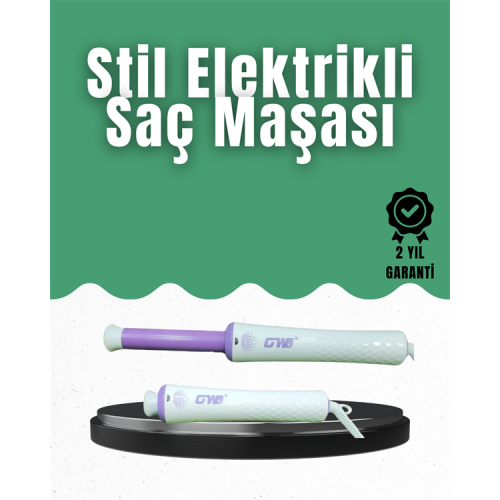 GW Taşınabilir Saç Maşası – 360° Döner Kablo Negatif İyonlu Seramik Teknoloji
