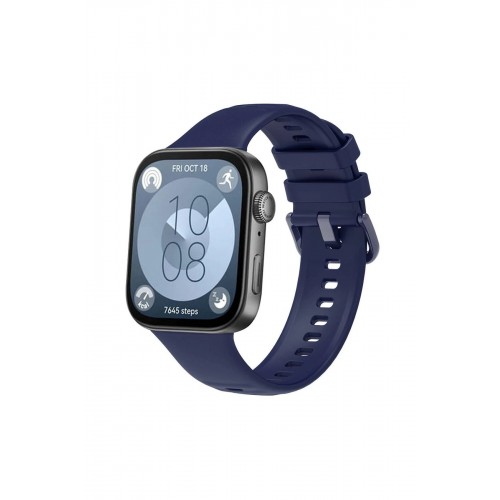 Huawei Watch Fit 3 Klasik Kordon - Lacivert-(5796)