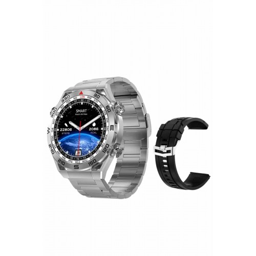 Akıllı Saat Çelik Kordonlu Amoled Ekran Android ve İOS Uyumlu Çağrı Cevaplayabilen Akıllı Saat Çelik Kordonlu Amoled Ekran Android ve İOS Uyumlu Çağrı Cevaplayabilen