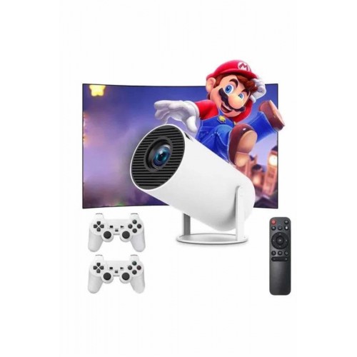 Taşınabilir Android Projeksiyon Ayaklı Çift Kollu 4K Çözünürlüklü Sinema Projeksiyonu Taşınabilir Android Projeksiyon Ayaklı Çift Kollu 4K Çözünürlüklü Sinema Projeksiyonu