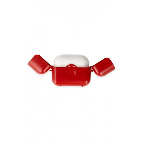 Airpods 3 (3.nesil) Basmalı Kılıf - Kırmızı-(5796)