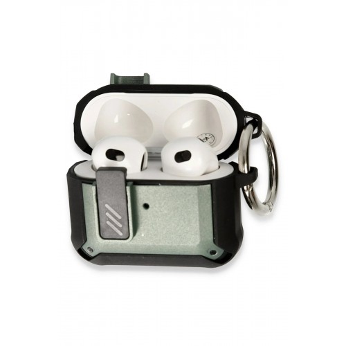 Airpods 3 (3.nesil) Truva Kılıf - Yeşil-(5796)