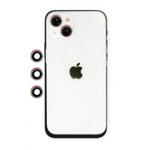 iPhone 14 Shine Kamera Lens - Rainbow-(5796)